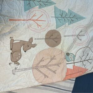 Forest Friends Quilted Bedding Set